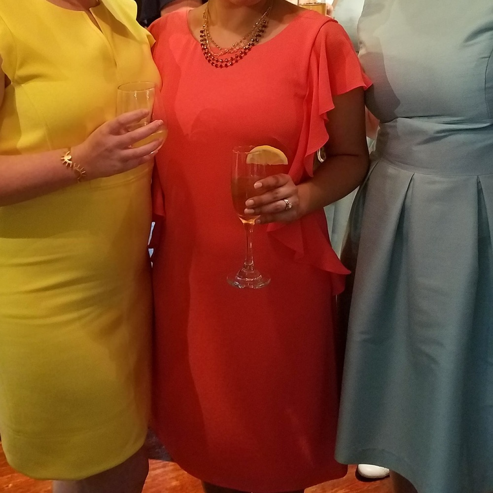 Jessica Howard Coral Shift Dress